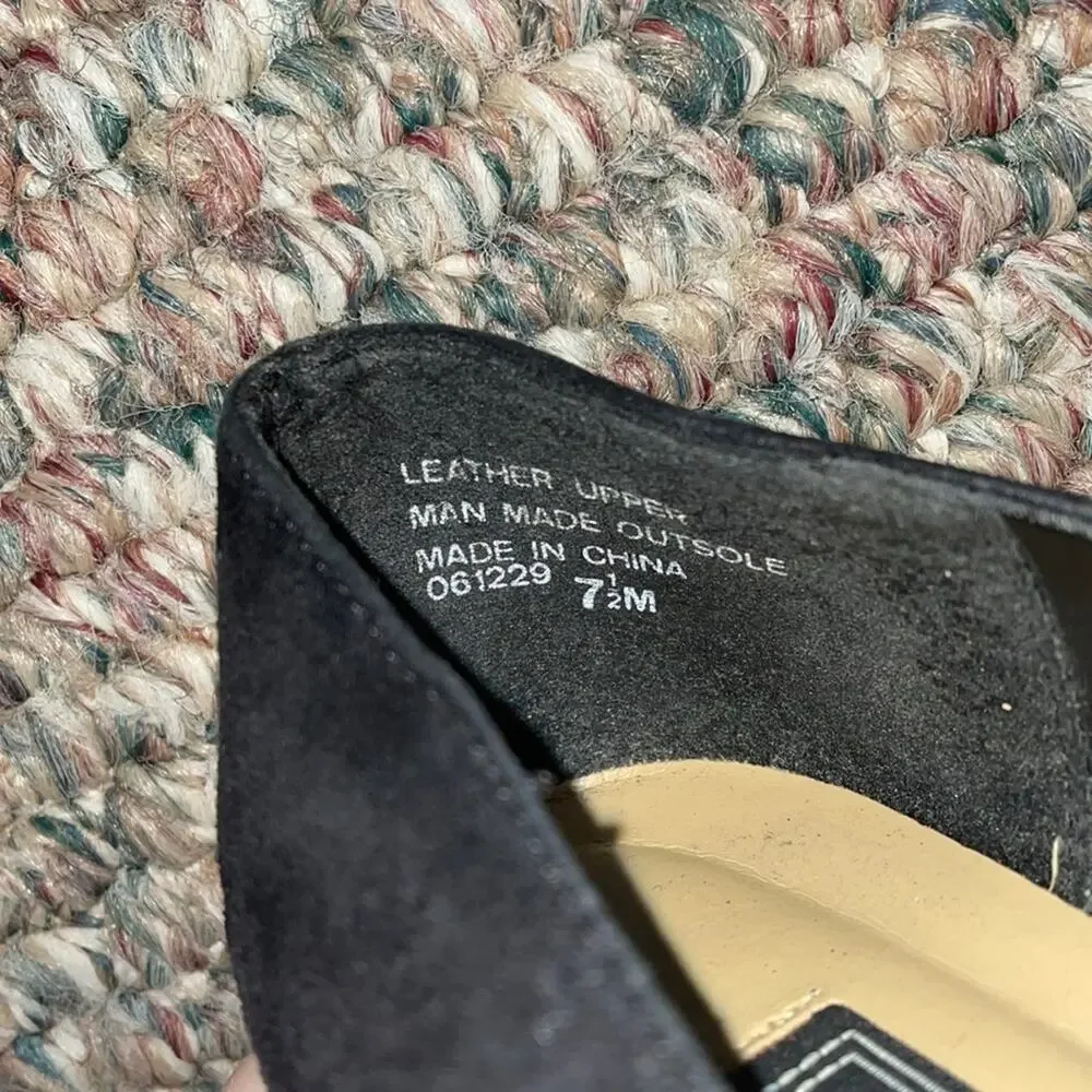 Escapade leather black 3 inch heels - Picture 5 of 9